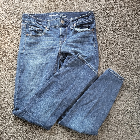 American Eagle Outfitters Denim - AE Stretch Skinny Jean Size 8 Short Blue